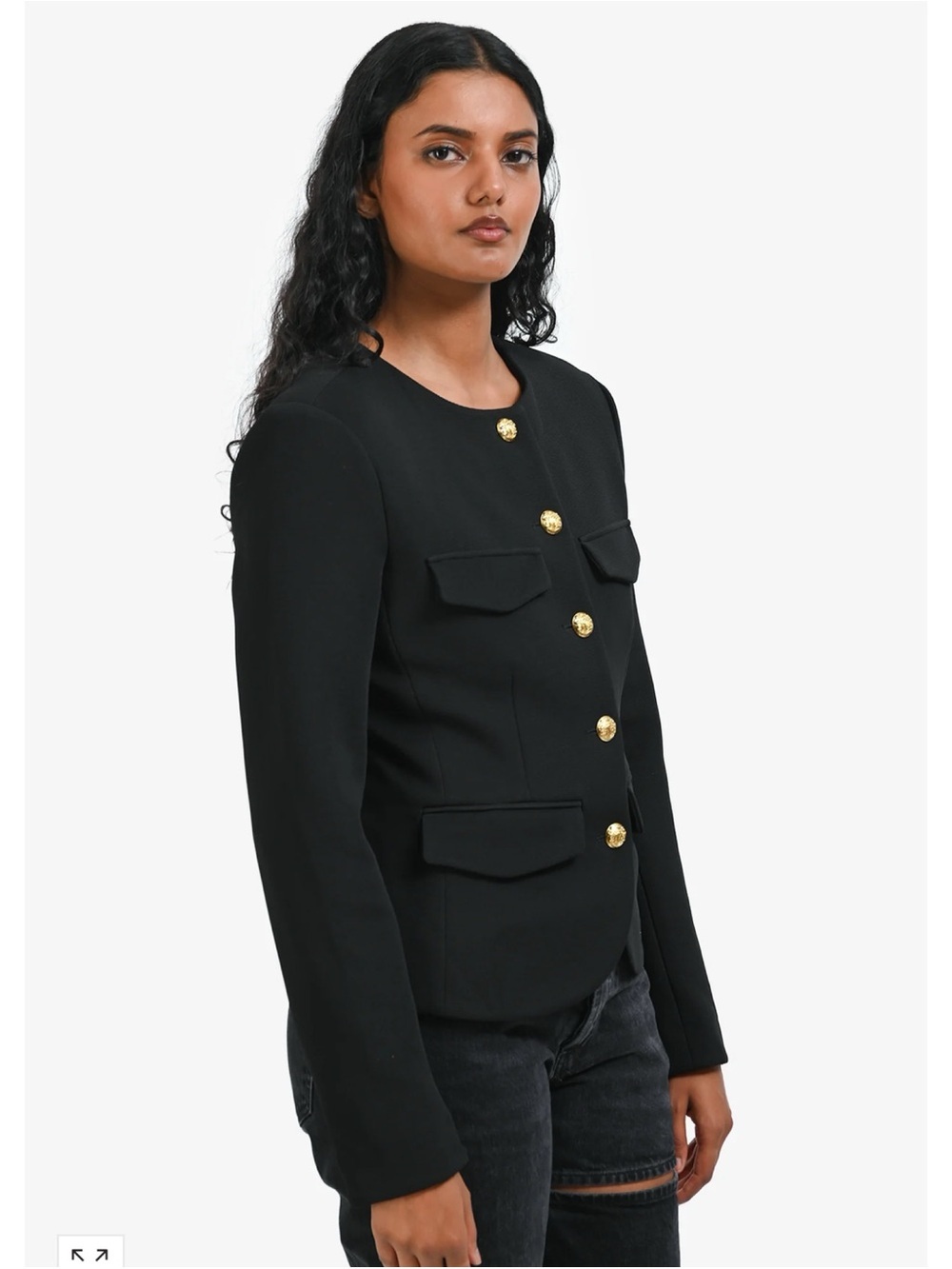 Veronica Beard Kensington Knit Jacket In Black Size S - Picture 8 of 15